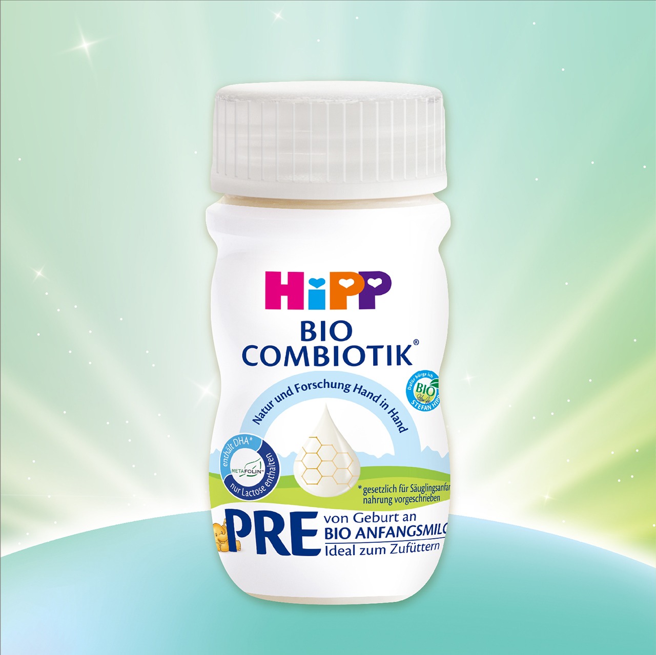 HiPP 1 Organic Combiotic Infant Liquid Milk 90ml (Photo for reference only) | 喜寶有機嬰兒配方水奶 90毫升 (圖片只供參考)